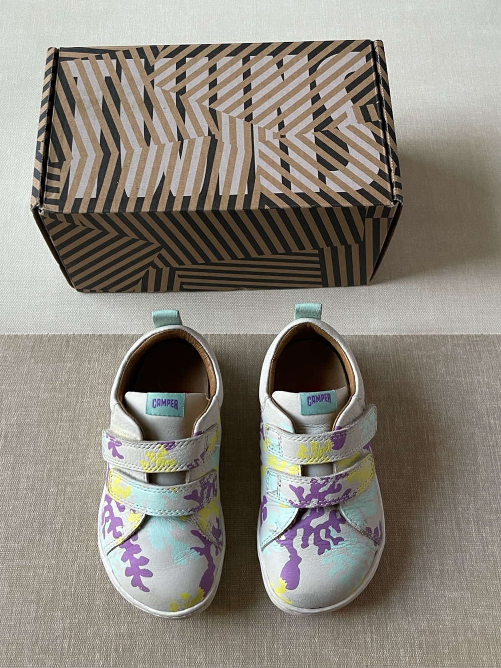 Camper Twins Toddler Leather Shoes - Size 8